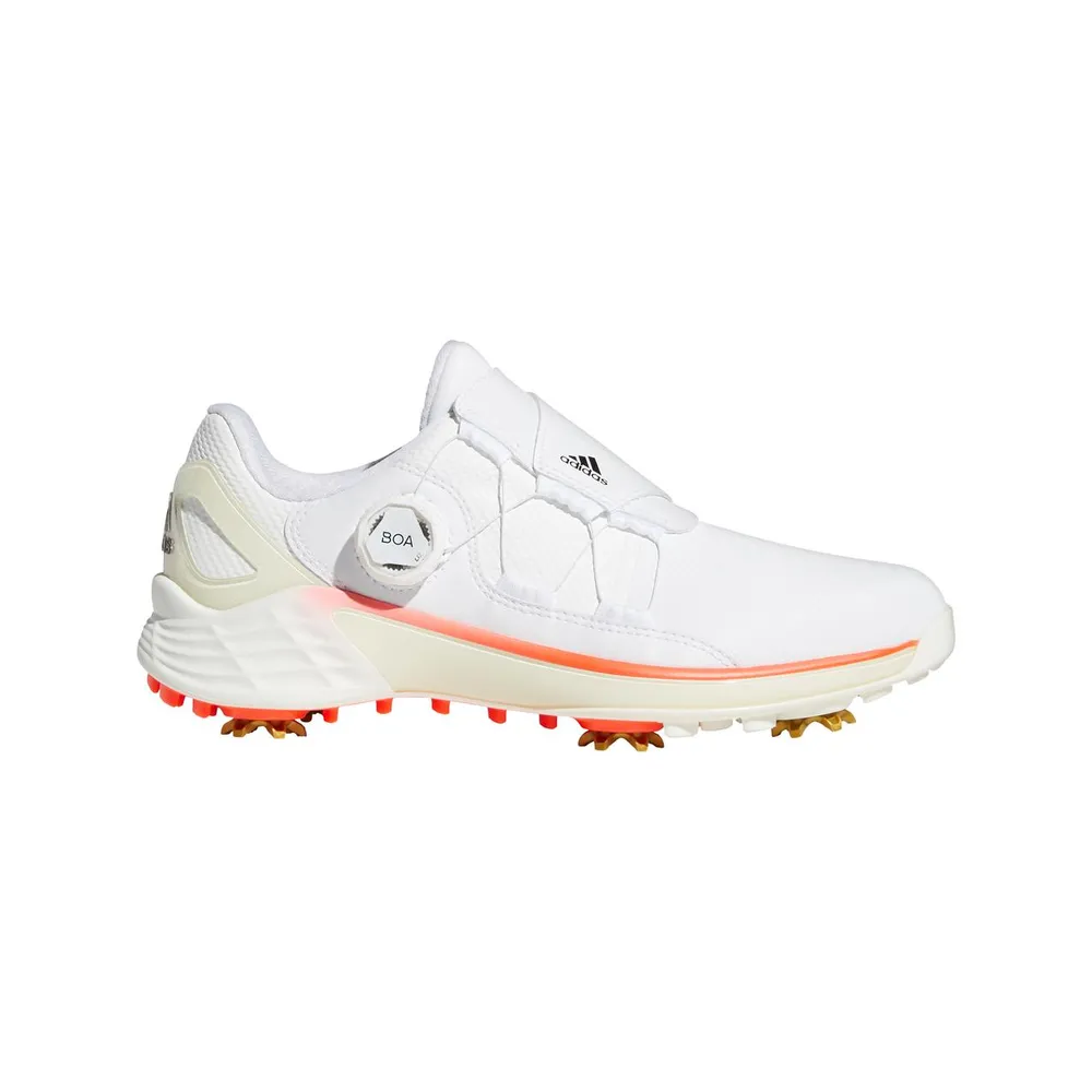 Women's ZG 21 BOA Special Edition Spiked Golf Shoe - White/Orange