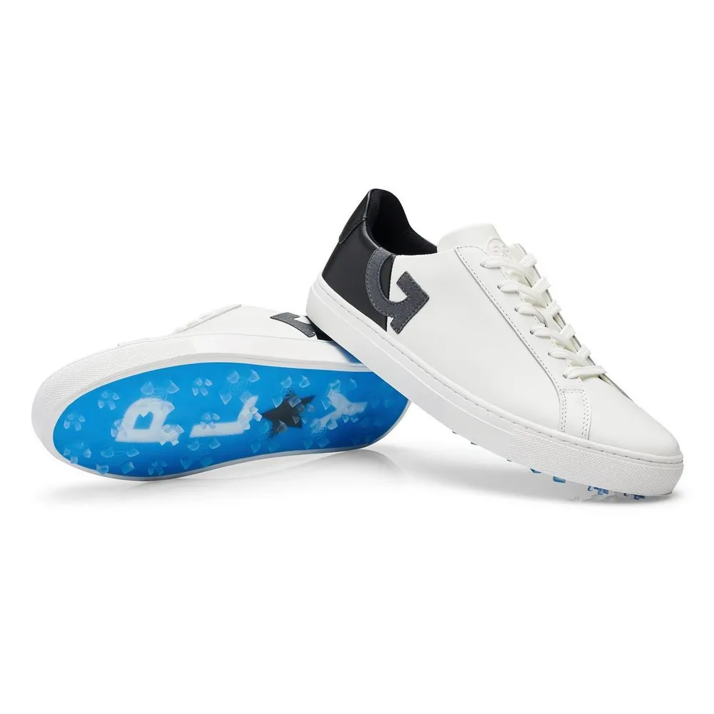 Men's Two Tone Disruptor Spikeless Golf Shoe - White/Black