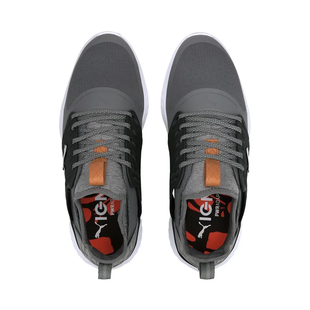 Men's Ignite PWRAdapt Caged Spiked Golf Shoe - Grey/Black