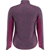 Women's Swing Tech Mini Floral Print Sun Protection 1/4 Zip Long Sleeve Top