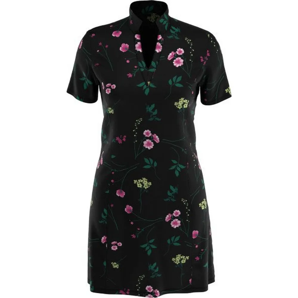 Women's Floral Print Short Sleeve Dress