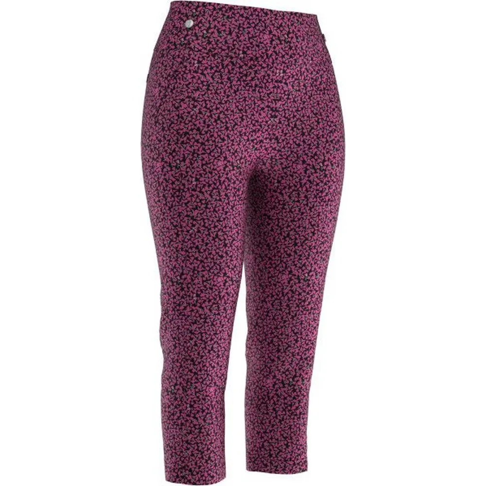 Women's Mini All Over Floral Print Capri Pant