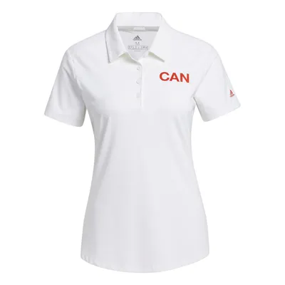 Women's Ultimate365 Heathered Canada Short Sleeve Polo