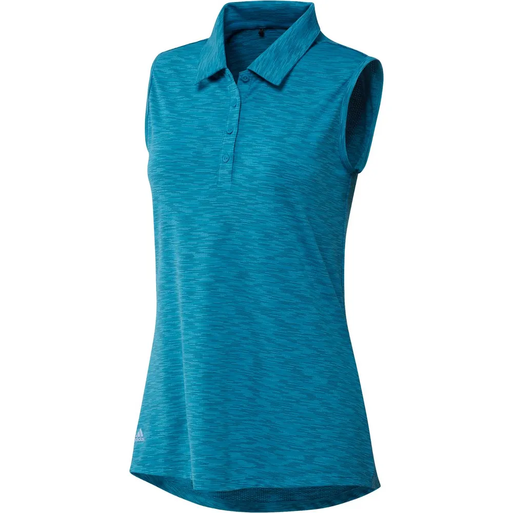 Women's Spacedye Sleeveless Polo