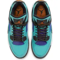 Nike Air Jordan 4 G NRG Spiked Golf Shoe -Teal/Purple