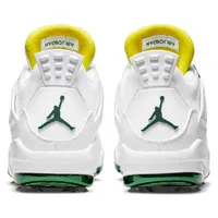 Nike Air Jordan 4 G NRG Spiked Golf Shoe -White/Yellow/Green