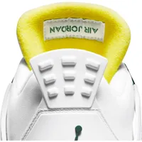 Nike Air Jordan 4 G NRG Spiked Golf Shoe -White/Yellow/Green