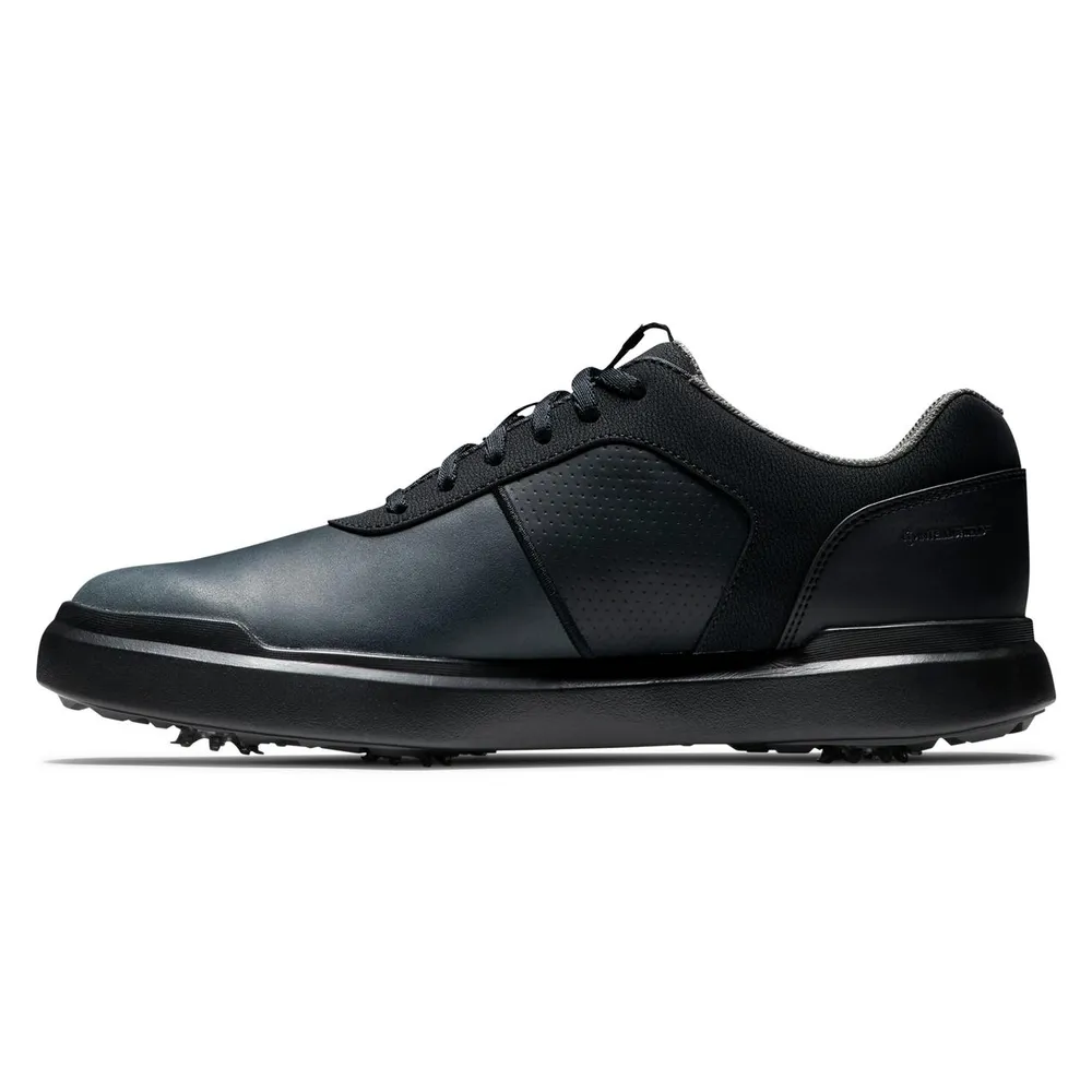 Men's Contour Series Spiked Golf Shoe - Black