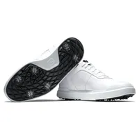 Men's Contour Series Spiked Golf Shoe - White