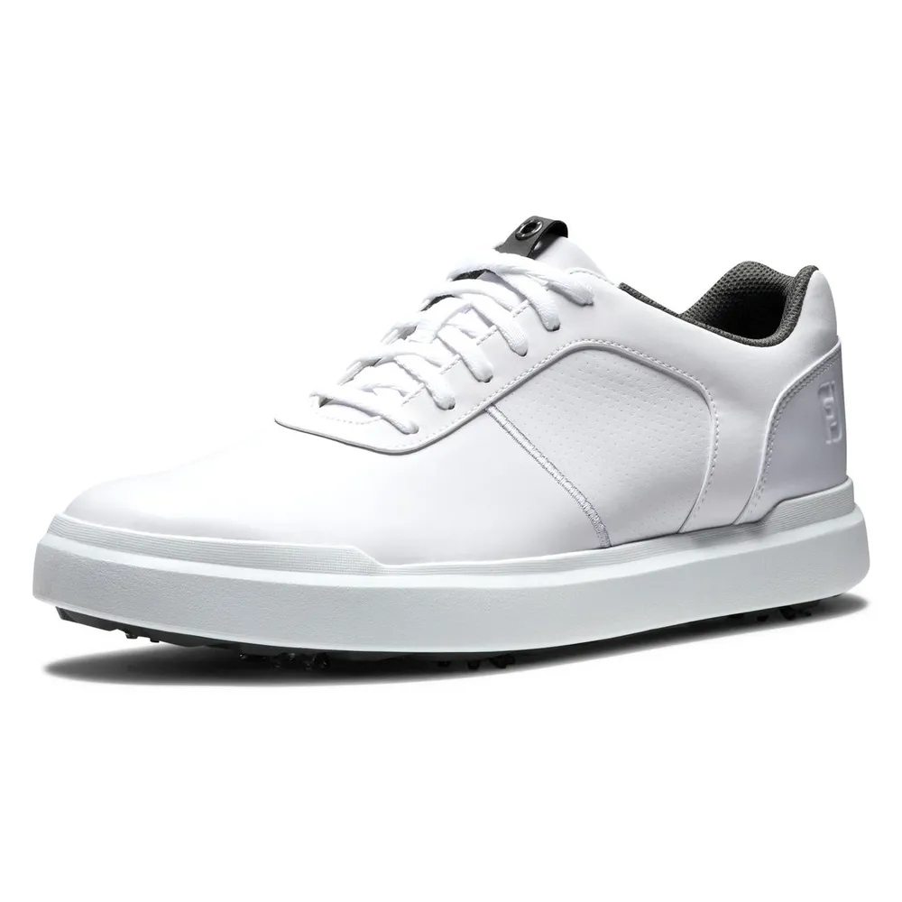 Men's Contour Series Spiked Golf Shoe - White