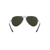 Aviator Large Metal Sunglasses