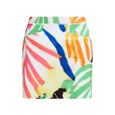 Women's Palm Print Aim Skort