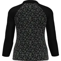 Women's Abstract Print 3/4 Sleeve Polo