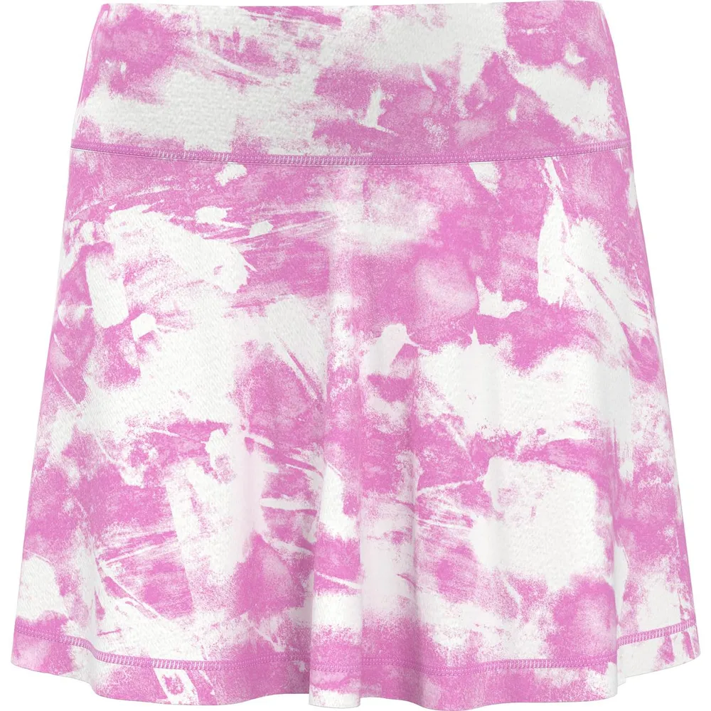 Women's Tie Dye Print Flounce Skort