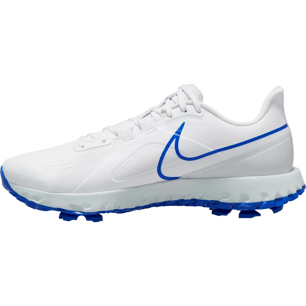 Men's React Infinity Pro Spiked Golf Shoe-White/Blue