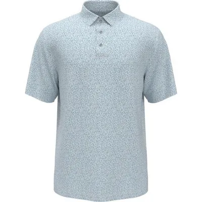 Men's Micro Geo Print Short Sleeve Polo