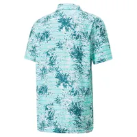 Men's Cloudspun Tropic Leaves Short Sleeve Polo