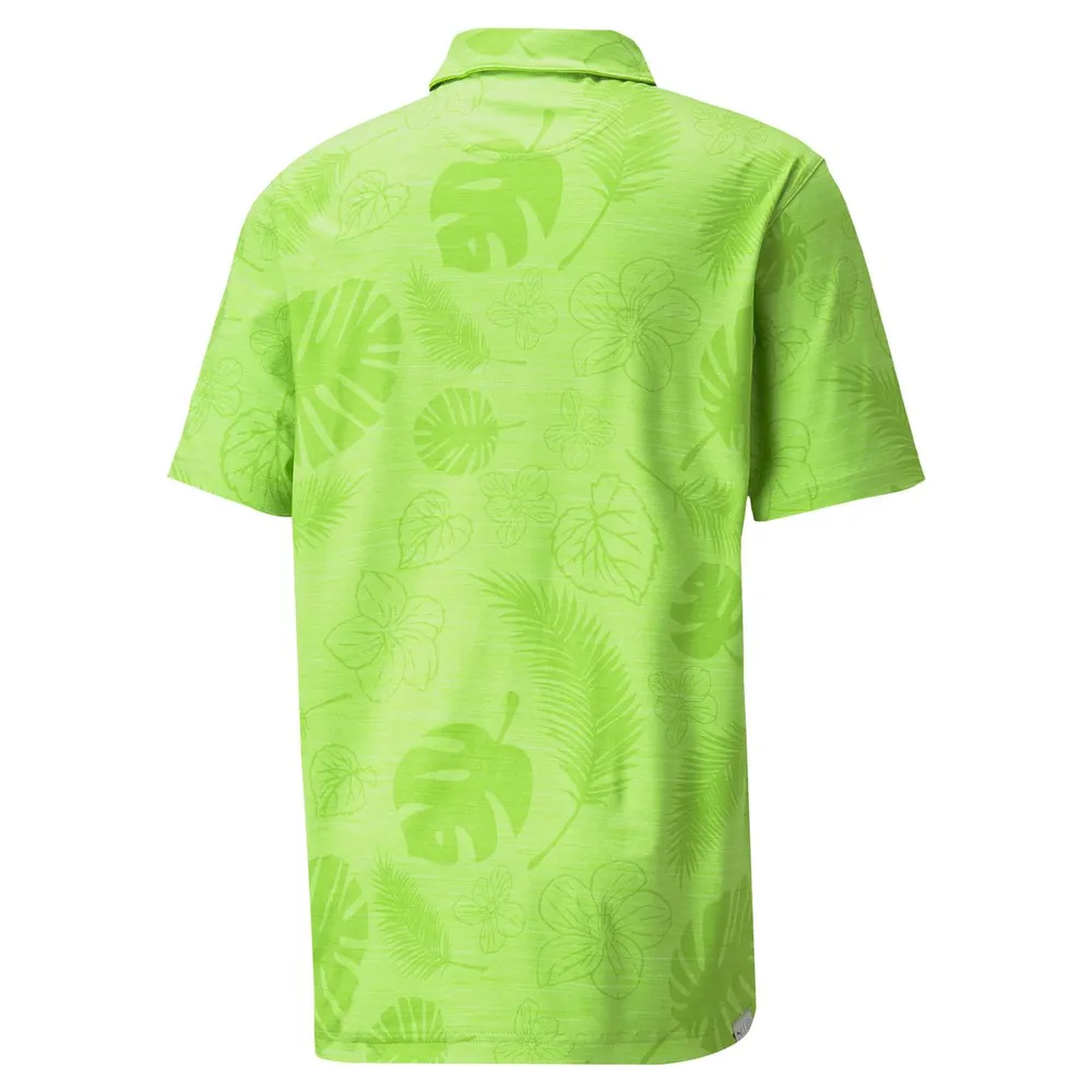 Men's Cloudspun Leaves N' Flowers Short Sleeve Polo