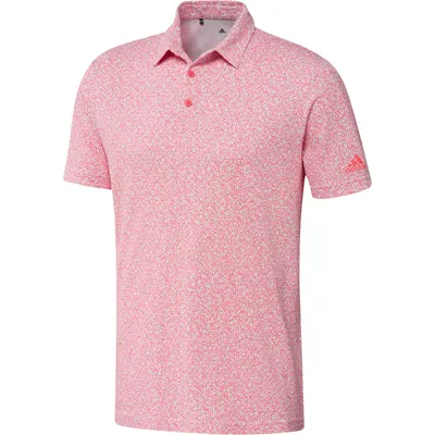 Men's Abstract Print Short Sleeve Polo