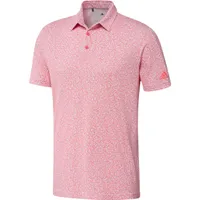 Men's Abstract Print Short Sleeve Polo