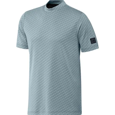 Men's AdiCross Monogram Mock Neck Short Sleeve Polo