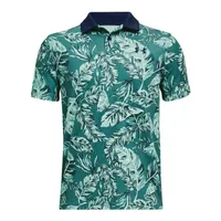 Boys' Performance Printed Short Sleeve Polo