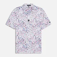 Men's Paint Splatter 3 Short Sleeve Polo