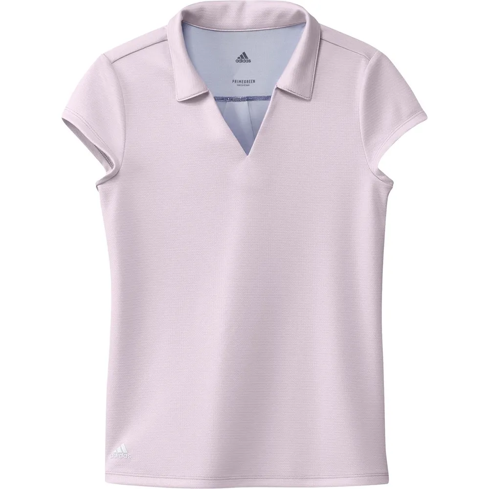 Girls' Heather Short Sleeve Polo