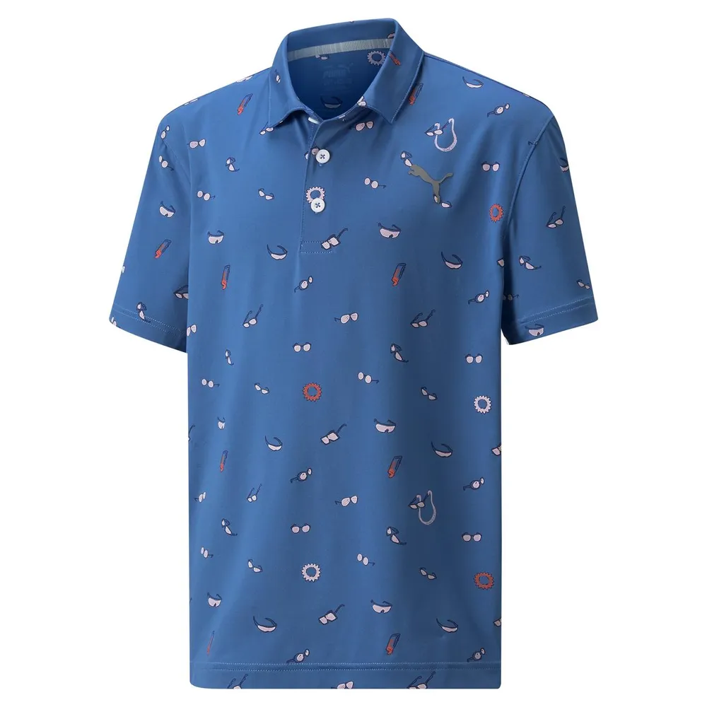 Boys' MATTR Sunnies Short Sleeve Polo