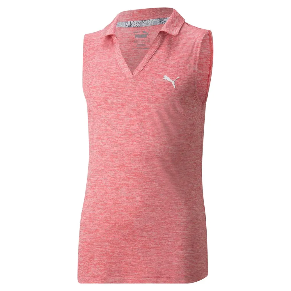 Girls' Heather Short Sleeve Polo