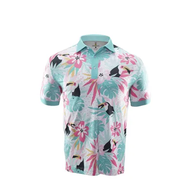 Men's Birds of Paradise Short Sleeve Polo