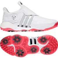 Men's TOUR360 22 BOA Spiked Golf Shoe - White/Red