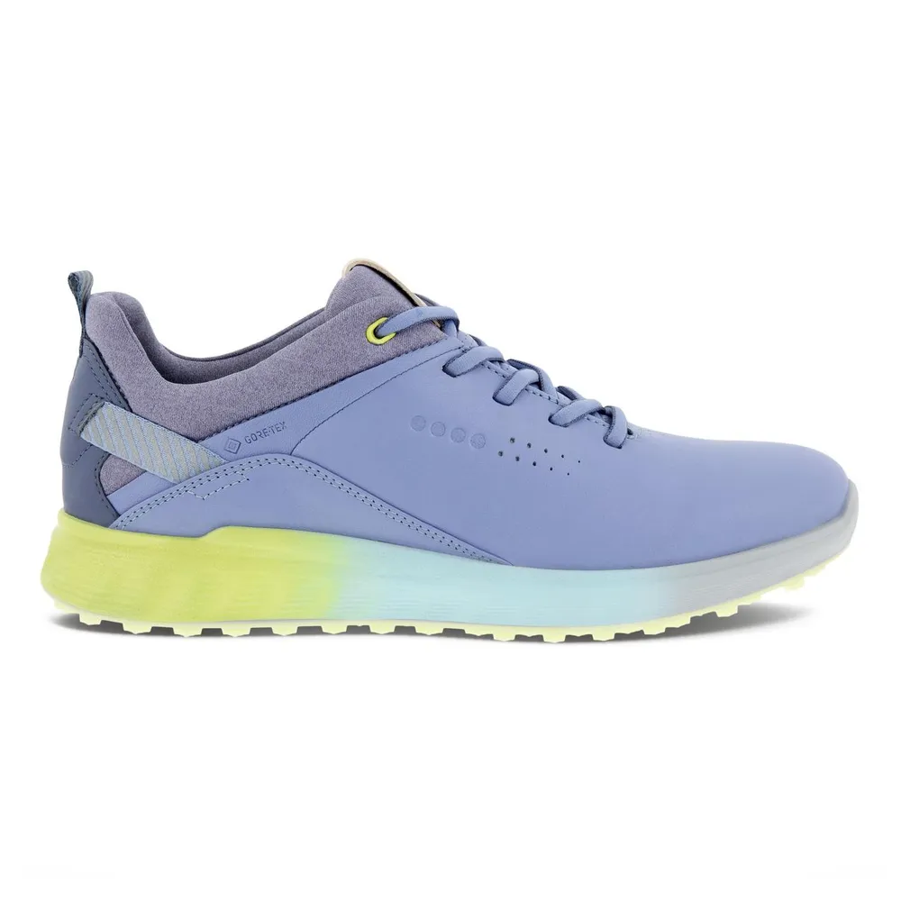 Women's S-Three Hybrid Spikeless Golf Shoe- Blue/Yellow