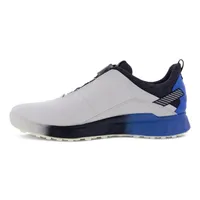 Men's S-Three Hybrid BOA Spikeless Golf Shoe - White/Blue