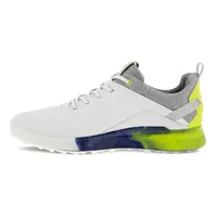 Men's S-Three Hybrid Spikeless Golf Shoe - White/Grey/Lime