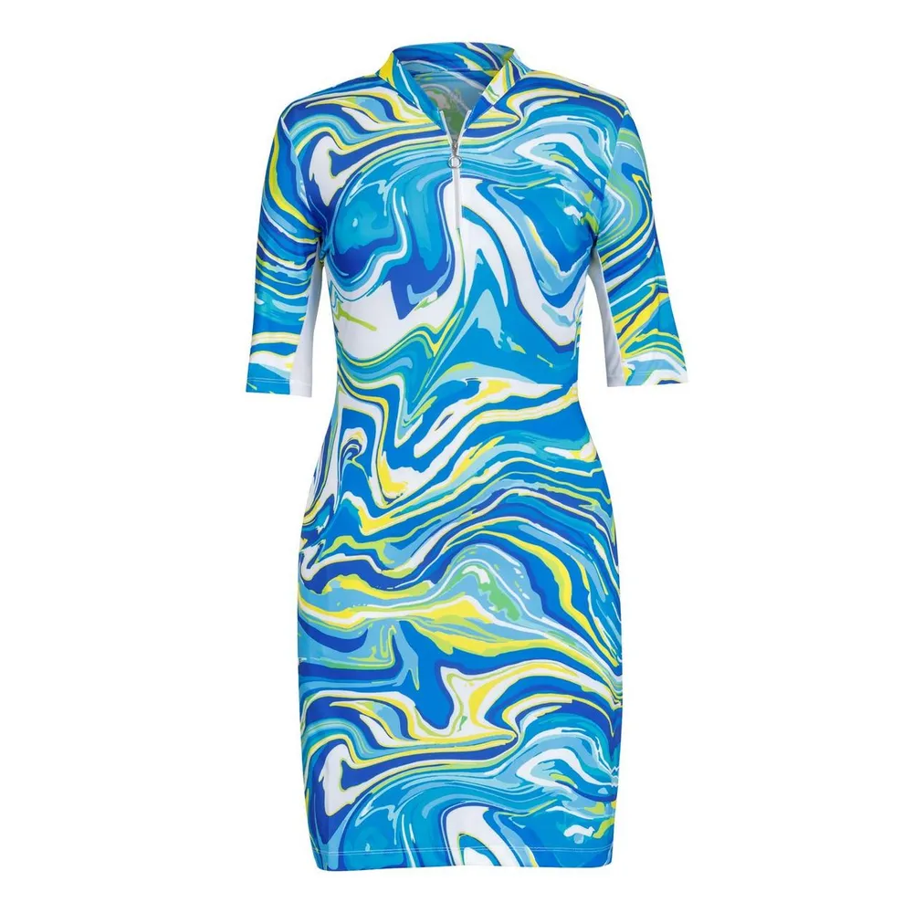 Women's Fun in the Sun Larisa Printed Half Sleeve Dress