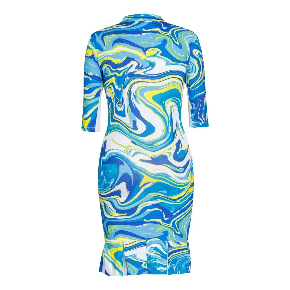 Women's Fun in the Sun Larisa Printed Half Sleeve Dress