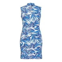 Women's Coconut Palms Printed Sleeveless Dress