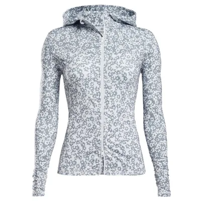 Women's Floral Print Full Zip Jacket