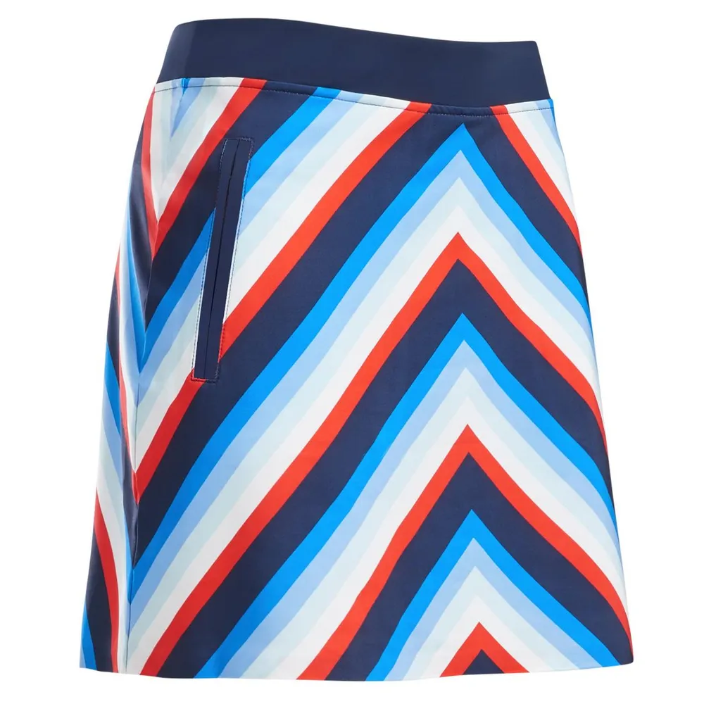 Women's Chevron Stripe Skort