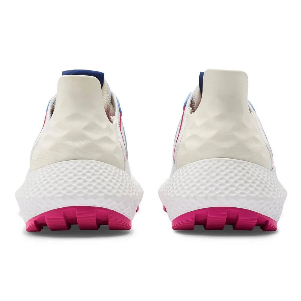 Women's MG4X Golf Cross Trainer Spikeless Golf Shoe- White/Pink