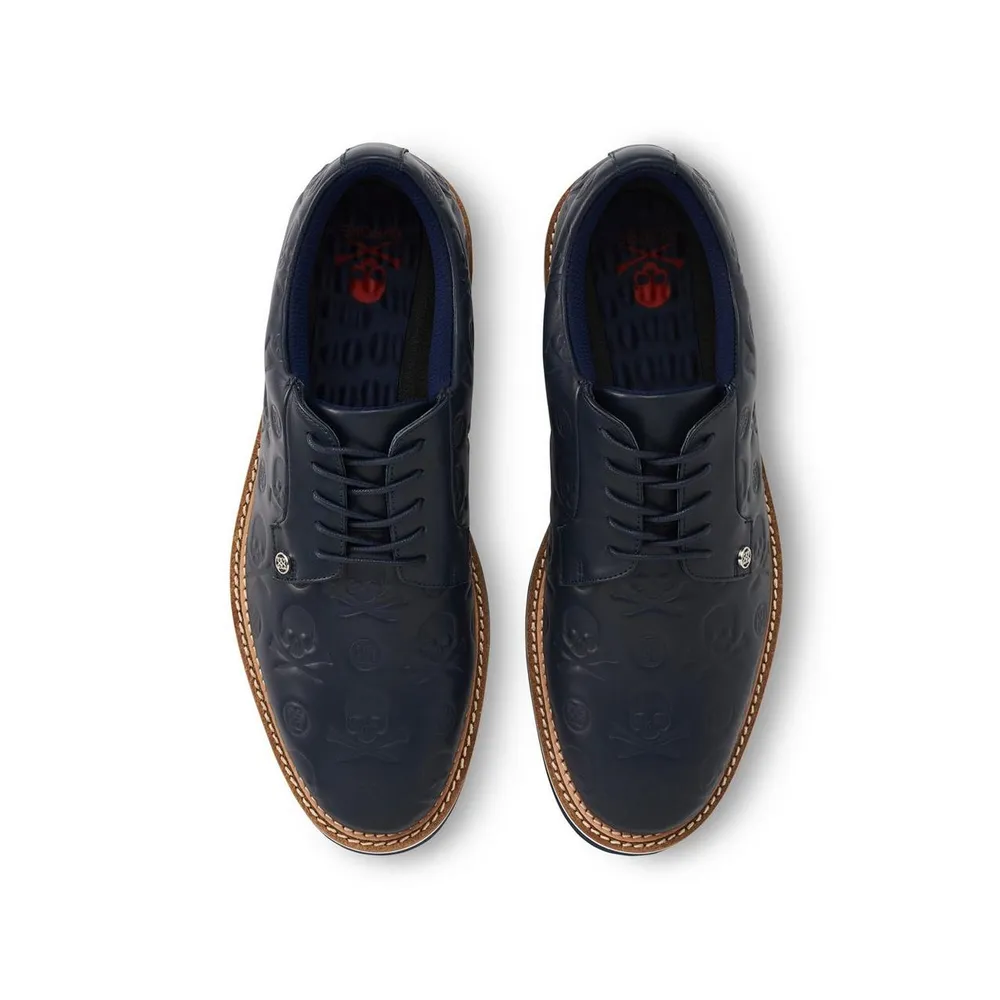 Gallivanter Logo-Debossed Leather Golf Shoes