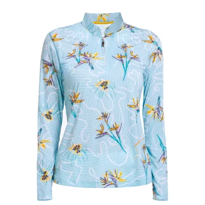 Women's Sunsense UPF 50+ Paradise Printed Longsleeve Top