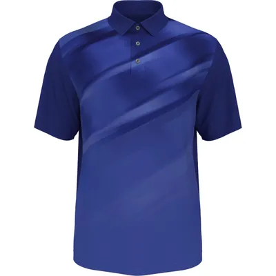 Men's Energy Asymmetric Print Short Sleeve Polo