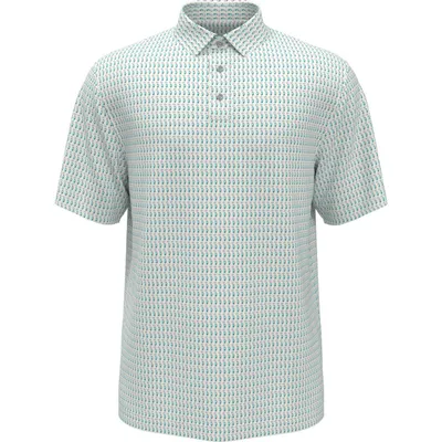 Men's Micro Conversational Print Short Sleeve Polo