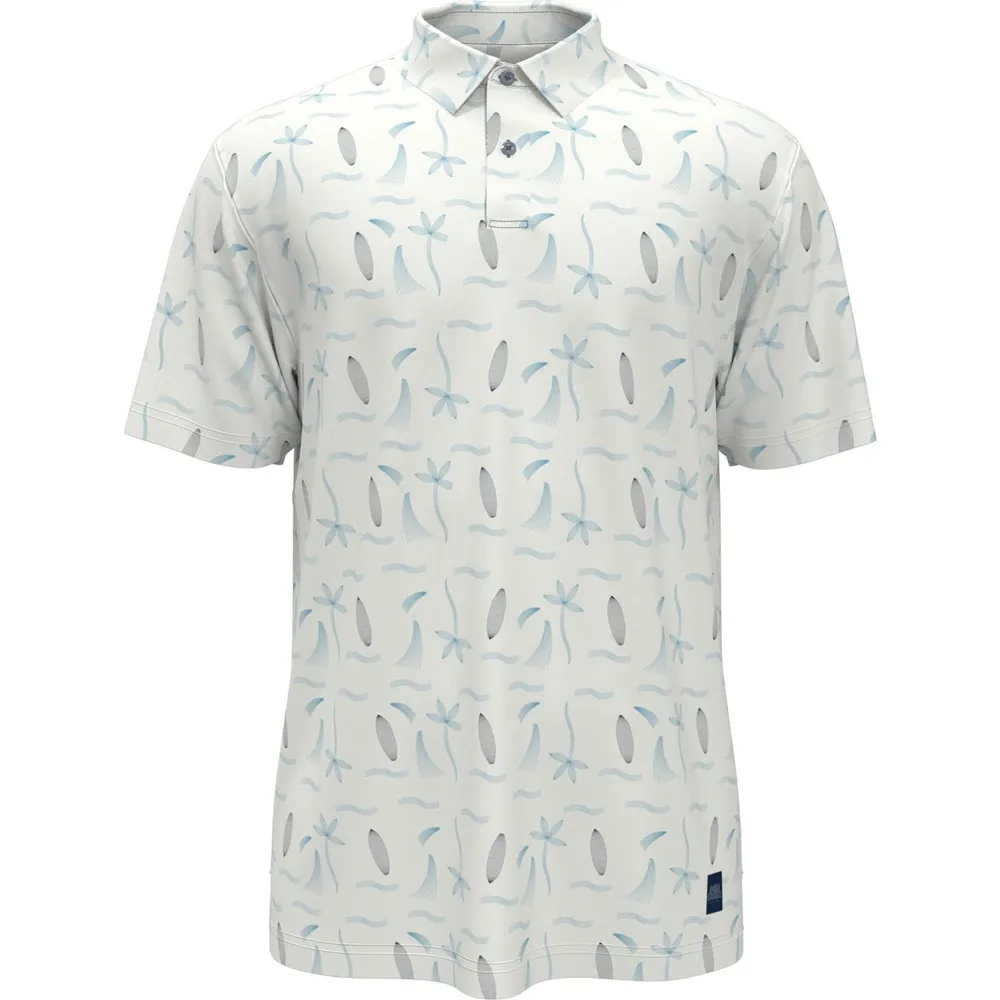 Men's Vacation Print Short Sleeve Polo