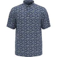 Men's Vacation Floral Print Short Sleeve Polo