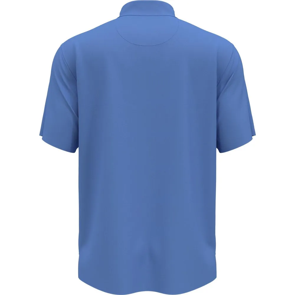 Men's Digital Ombre Print Short Sleeve Polo