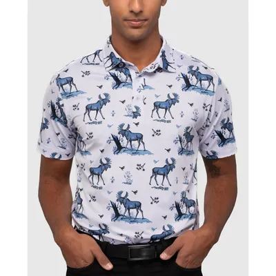 Men's Moose Is Loose Short Sleeve Polo