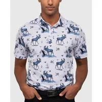 Men's Moose Is Loose Short Sleeve Polo